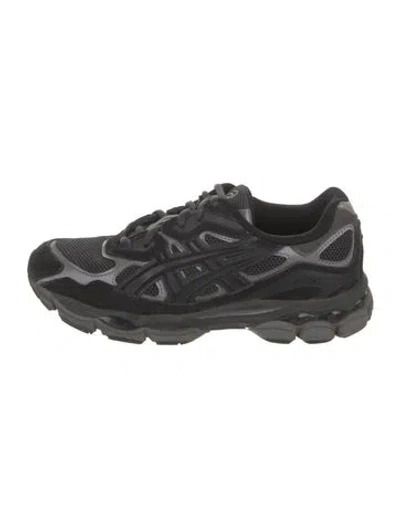 Pre-owned Asics Mesh Leather Trim Embellishment Athletic Sneakers In Multi
