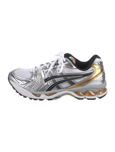 Pre-owned Asics Mesh Mesh Accents Athletic Sneakers In Grey