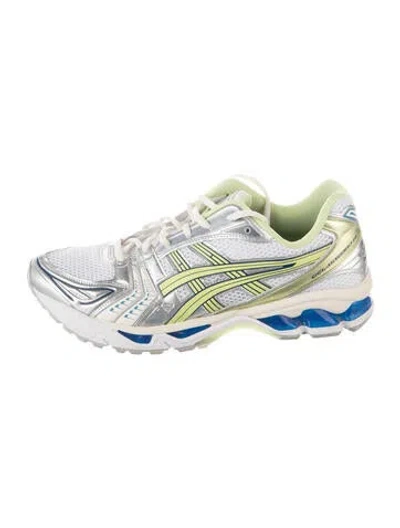 Pre-owned Asics Mesh Mesh Accents Athletic Sneakers In White