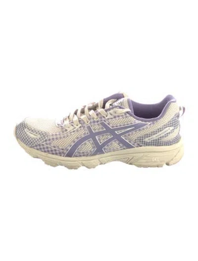 Pre-owned Asics Mesh Printed Athletic Sneakers