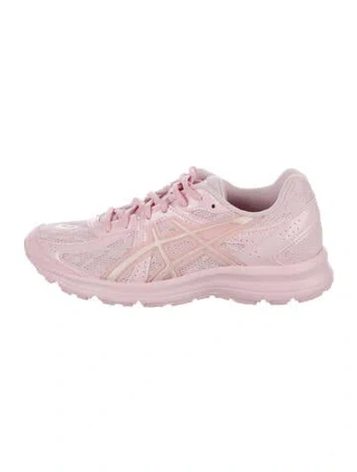 Pre-owned Asics Mesh Sneakers In Pink