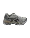 Asics Mesh Upper Athletic Sneakers With Cushioned Sole In Gray