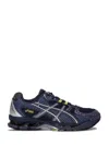 Asics Breathable Design Mesh Upper Sneakers In Blue