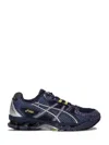 Asics Mesh Upper Sneakers In Blue