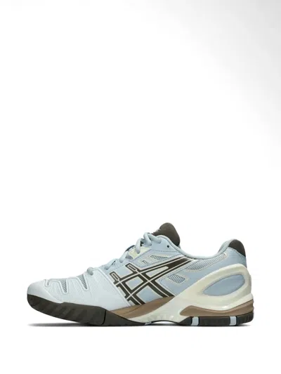 Asics Mesh-panelled Structured Sneakers In Blue