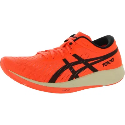 Asics Meta Racer Tokyo Womens Mesh Lightweight Running Shoes In Multi
