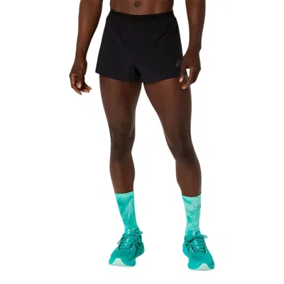 Asics Meta Run Split Shorts Black