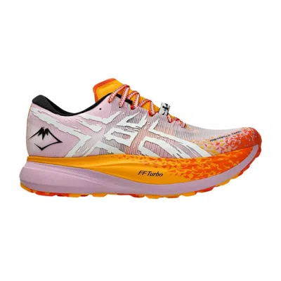 Asics Metafuji Trail Shoes Purple Orange Ss25 In Pink