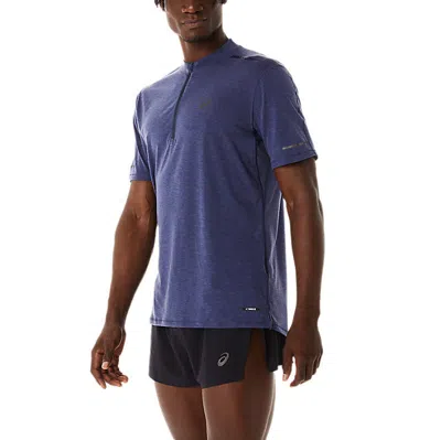 Asics Metarun 1/2 Zip T-shirt 'indigo Blue'