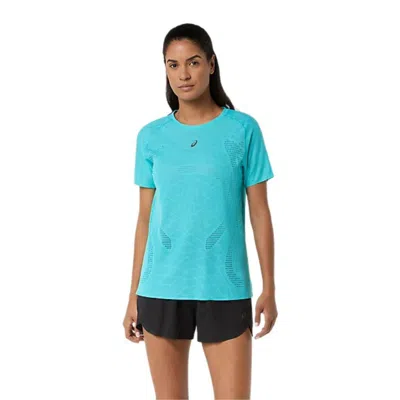Asics Metarun Top Blue Short-sleeve Women's T-shirt