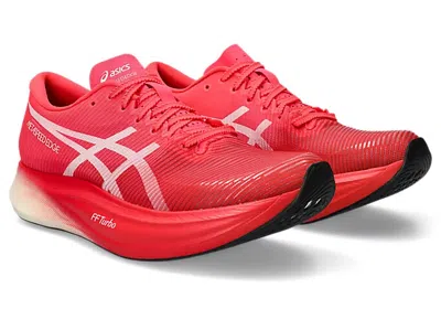 Pre-owned Asics Metaspeed Edge+ And Sky+ 6-9in 2 Colors Each Synthetic Fiber Japan In Diva Pink/white,white/black