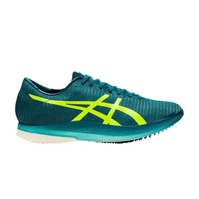 Pre-owned Asics Metaspeed Ld 'velvet Pine Safety Yellow' In Green
