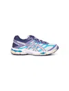 Asics Cumulus 16 Running Sneakers With Contrast Panels In Purple
