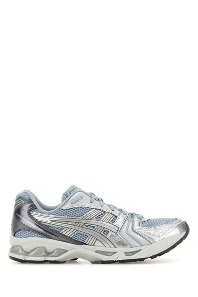 Asics Multicolor Mesh And Rubber Gel-kayano 14 Sneakers In Gray