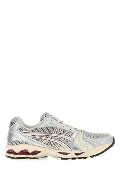 Asics Multicolor Mesh And Rubber Gel Kayano 14 Sneakers In Gray