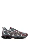 Asics Multicolor Mesh And Rubber Gel Quantum Kinetic Sneakers In Sheetrockdarkcherry