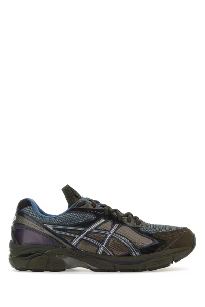 Asics Multicolor Mesh And Synthetic Leather Gt-2160 Sneakers In Greyflossbrownstorm