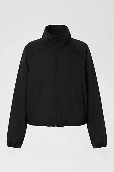 Asics Nagino Actibreeze Running Jacket In Performance Black, Women's At Urban Outfitters