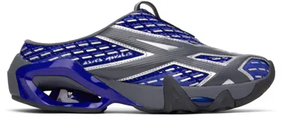 Asics Navy & Gray Gel-styrax Sneakers In Blue/pure Silver