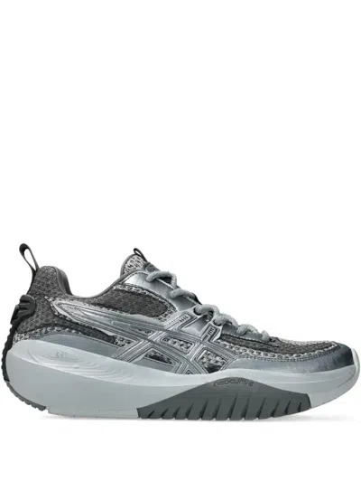 Asics Neocurve Mesh-panelled Sneakers In Gray