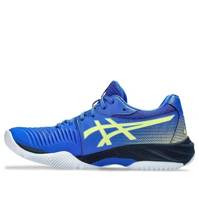 Asics Netburner Ballistic Ff 3 'illusion Blue Glow Yellow' In Multi