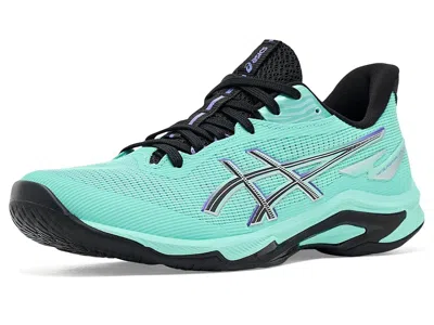 Asics Netburner Ballistic Ff 4 Women's Shoes Illuminate Mint/black: 9 B - Medium In Green