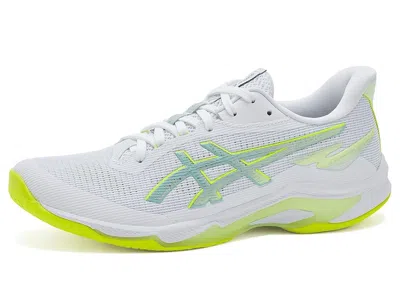 Asics Netburner Ballistic Ff 4 Women's Shoes White/safety Yellow: 6 B - Medium
