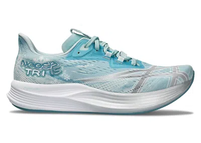 Pre-owned Asics Noosa Tri 15 Fast & Flurry (women's) Sneakers In Soothing Sea/pure Silver In Multi