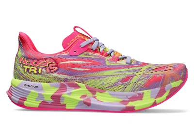 Pre-owned Asics Noosa Tri 15 (women's) Sneakers In Hot Pink/safety Yellow