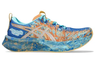 Pre-owned Asics Noosa Tri 16 (women's) Sneakers In Nature Blue/faded Orange In Multi