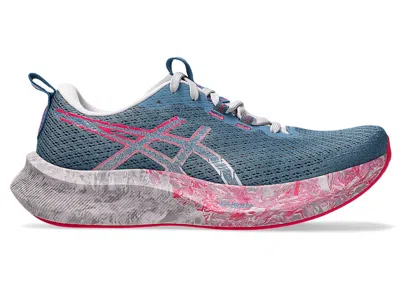 Pre-owned Asics Noosa Tri 16 (women's) Sneakers In Winter Sea/bright Rose