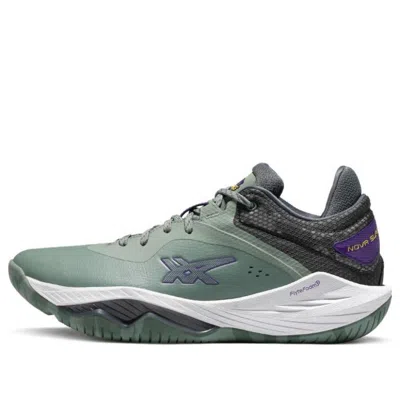 Asics Nova Surge Low 'olive Purple' In Green