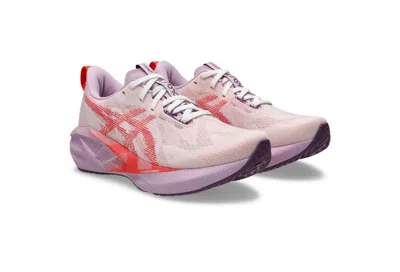 Asics Novablast 1012b765-101 Womens White Coral Reef Running Shoes Tf8020 In Purple