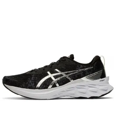 Asics Novablast 2 Platinum 'carrier Grey Pure Silver' In Black