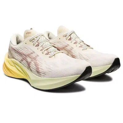 Asics Novablast 3 1011b458.101 Sneaker Mens 15 Cream Fawn Running Shoes Eee4398 In Multi