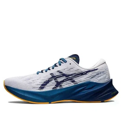 Asics Novablast 3 'white Deep Ocean' In Blue