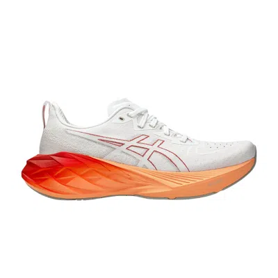 Pre-owned Asics Novablast 4 2e Wide 'white Faded Orange' | Men's Size 9.5