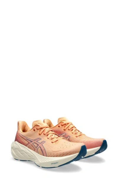 Asics ® Novablast 4 Running Shoe In Faded Orange/deep Red
