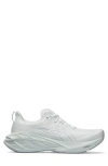 Asics Novablast 4 Running Shoe In White/ Pale Mint