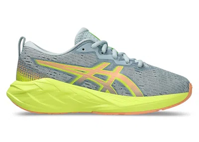 Pre-owned Asics Novablast 4 Sneakers In Cool Grey/bright Sunstone