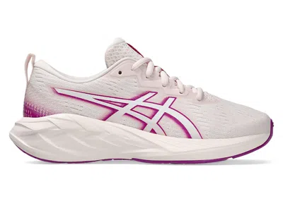 Pre-owned Asics Novablast 4 Sneakers In Pale Pink/white In Multi