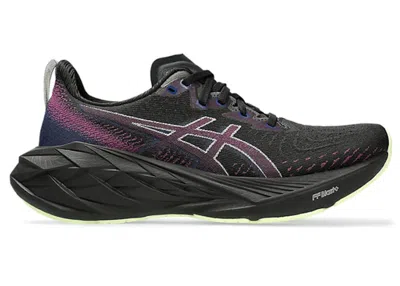Pre-owned Asics Novablast 4 (women's) Sneakers In Black/blue Expanse