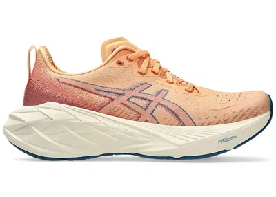 Pre-owned Asics Novablast 4 (women's) Sneakers In Faded Orange/deep Red In Multi