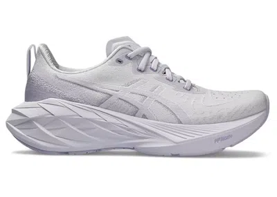 Pre-owned Asics Novablast 4 (women's) Sneakers In Lilac Hint/faded Ash Rock In Purple