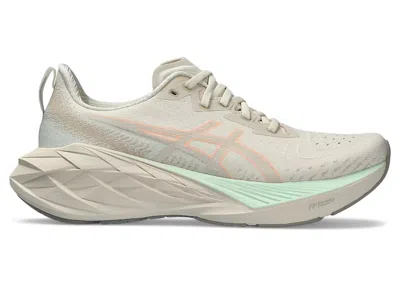 Pre-owned Asics Novablast 4 (women's) Sneakers In Oatmeal/moonrock