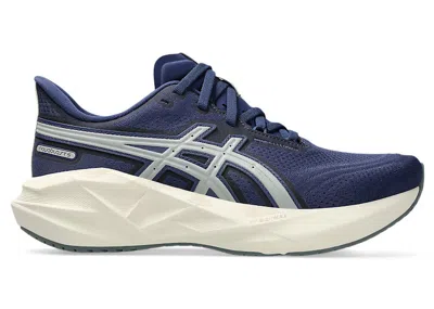 Pre-owned Asics Novablast 5  Track Club (women's) Sneakers In Indigo Blue/seal Grey