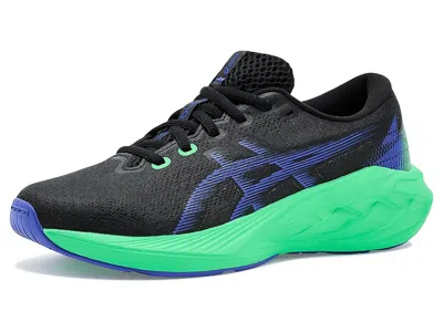 Asics Novablast 5 Grade School (little Kid/big Kid) Kids Shoes Black/cobalt Burst : 5.5 Big Kid M, Textile
