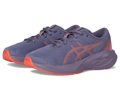 Asics Novablast 5 Gs (little Kid/big Kid) Kids Shoes Greyish Purple/coral Reef : 5 Big Kid M, Rubber