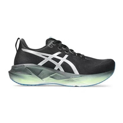 Asics Novablast 5 Luxe Black Green Aw25 Women Shoes In Multi