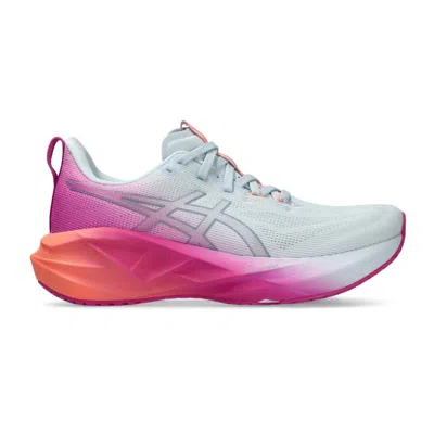 Asics Novablast 5 Shoes Grey Pink Ss26 Women In Multi